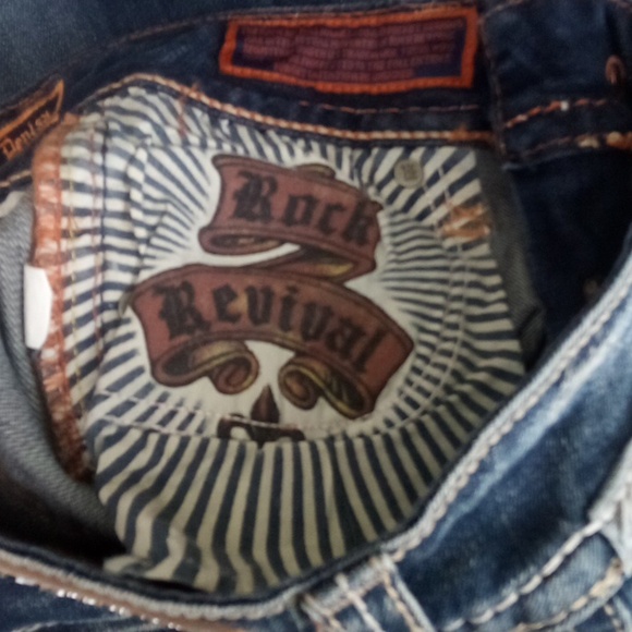 Rock Revival Women's 26 Boot Cut Denisa Embellished Embroidered NWT - Picture 8 of 8